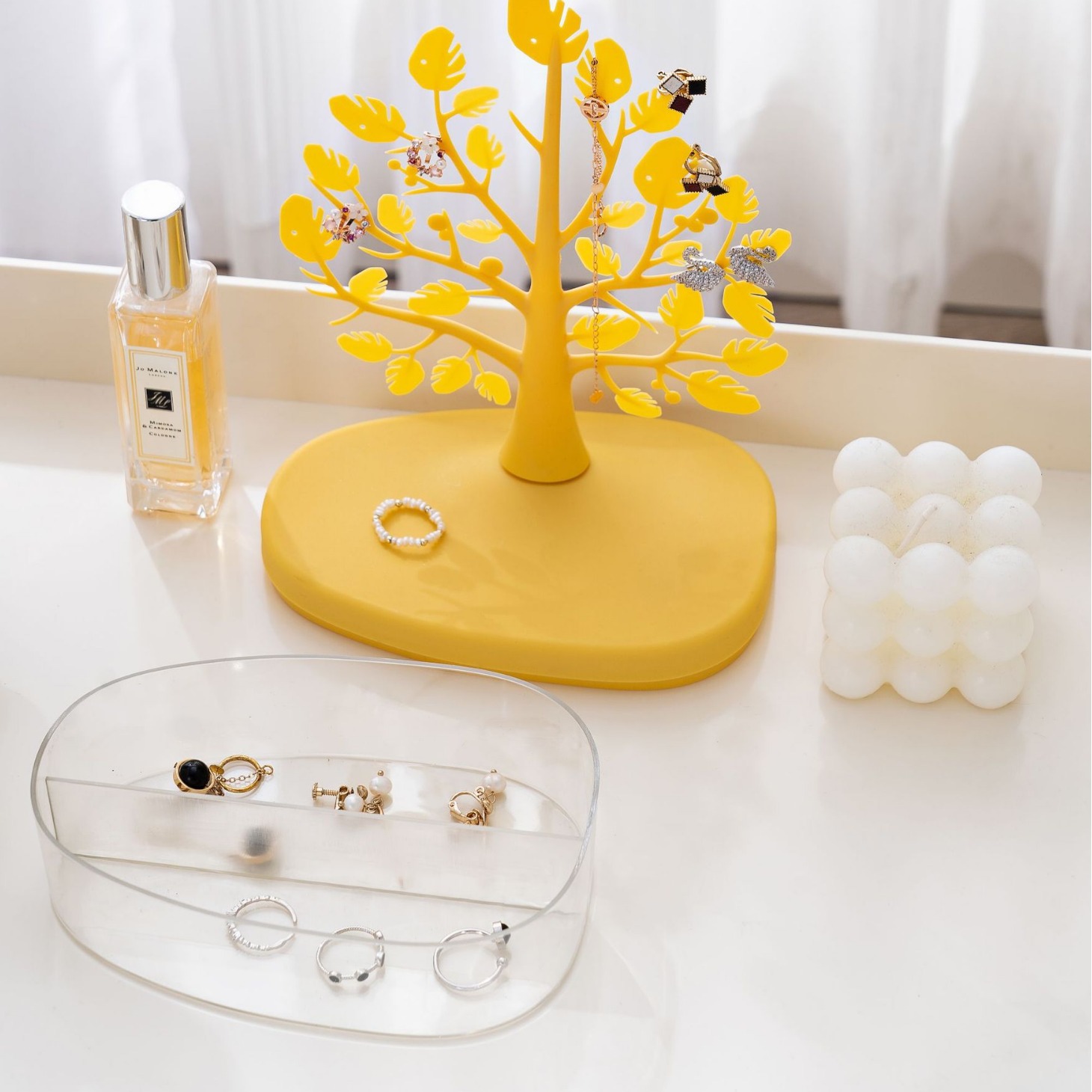 Cross-Border New Arrival Branch Jewelry Display Stand Creative Earrings Ring Necklace Storage Rack Jewelry Stand Storage Box