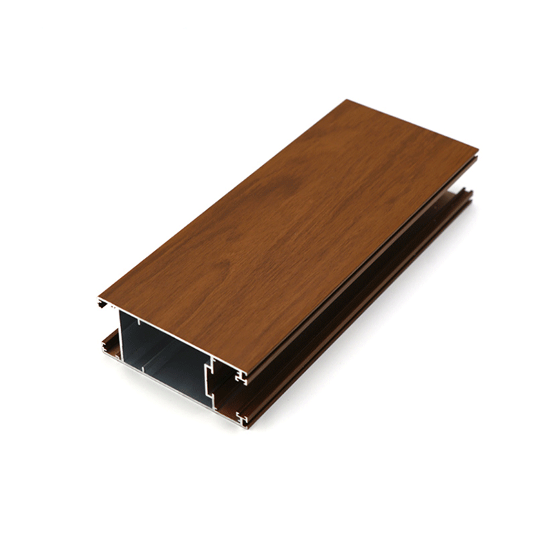 来图来样定制加工木纹铝型材 铝合金 仿实木门边框全铝家居铝材
