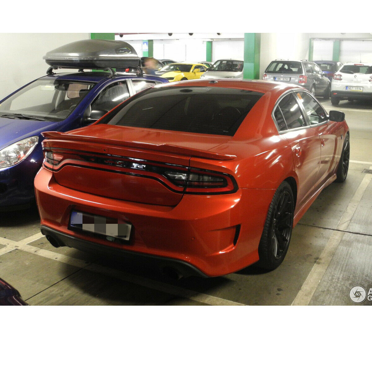 适用于15-17dq战马尾翼 道奇尾翼 定风翼导流板 免打孔 道奇尾翼