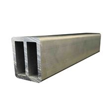 6063铝合金挤压异型材加工 挤压方槽异型材