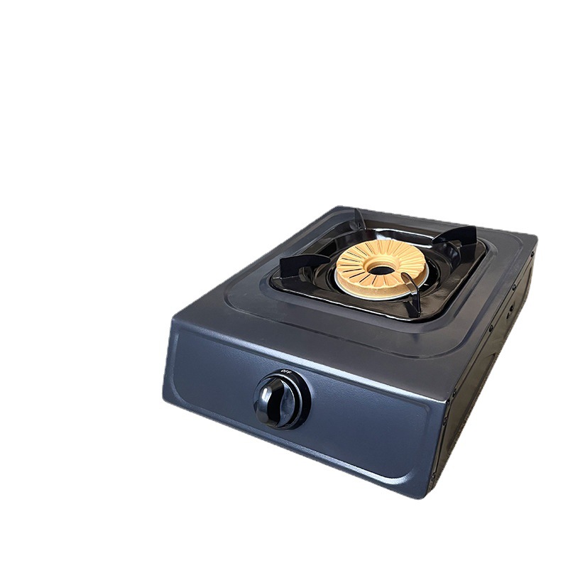 Gas Stove Gas Stove Double Burner Household Natural Gas Liquefied Gas Fierce Fire Stainless Steel Top Single Furnace Desktop Stove Supply