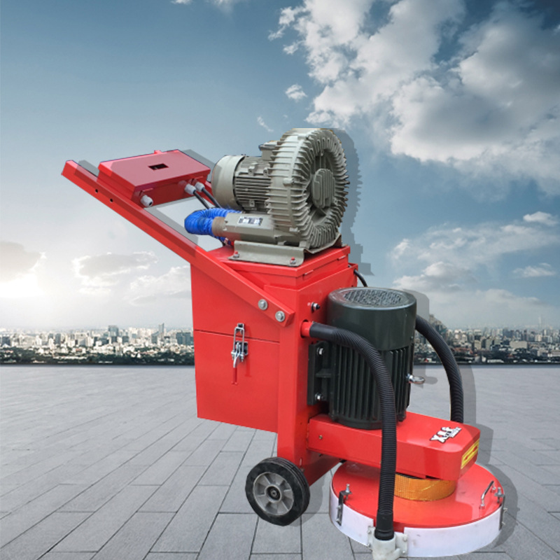 无尘环氧地坪打磨机研磨机水泥地面自流平打磨翻新机自吸尘打磨机