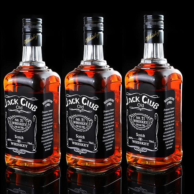 洋酒热卖3瓶装组合可乐桶威士忌700ml套装烈酒酒水酒吧