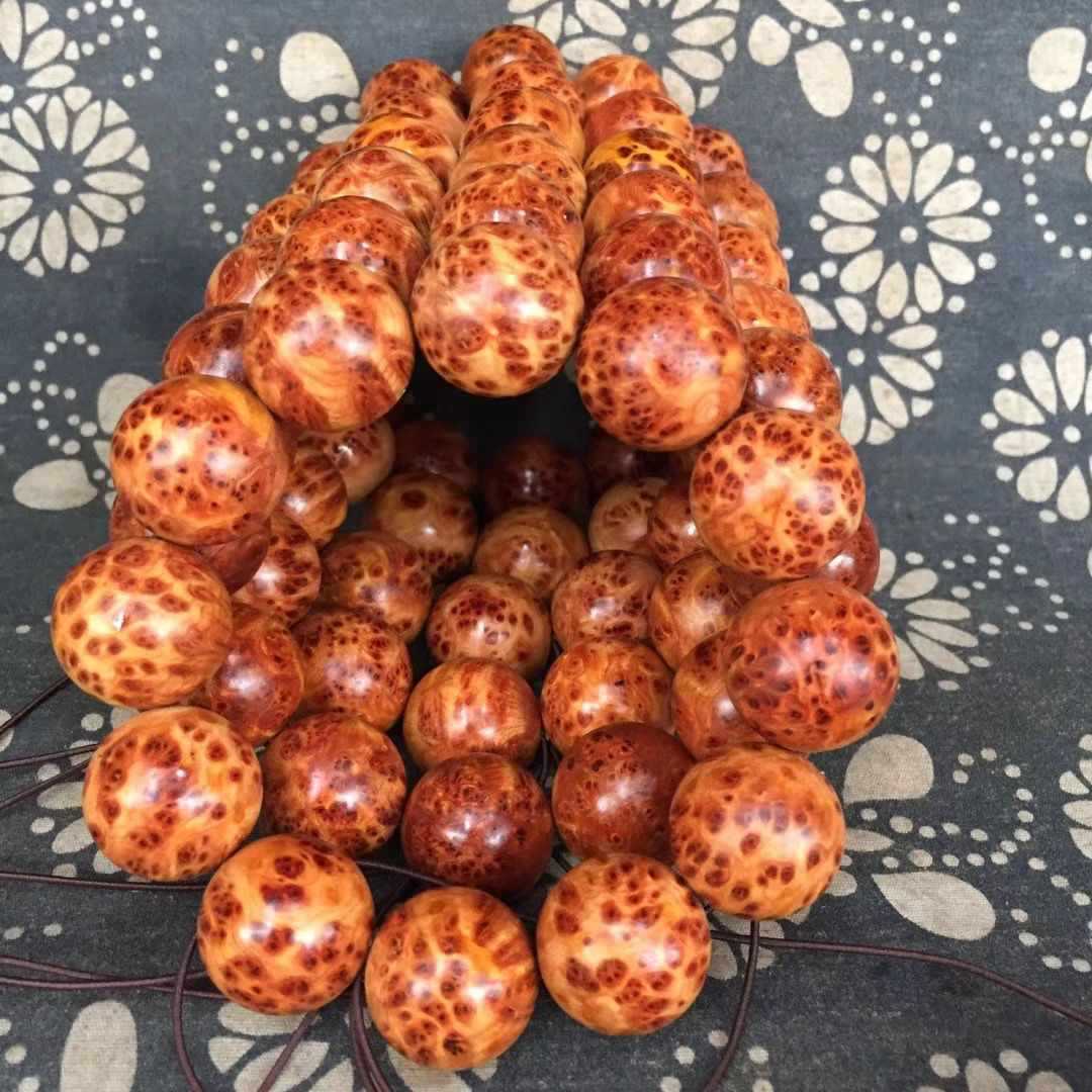 太行山满瘤疤雀眼崖柏手串陈化老料男士女佛珠手链文玩15 18 20mm