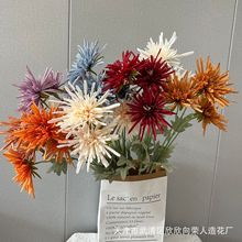 仿真花多爪菊蟹爪菊厂家批发婚庆路引会场布置家居软装客厅装饰