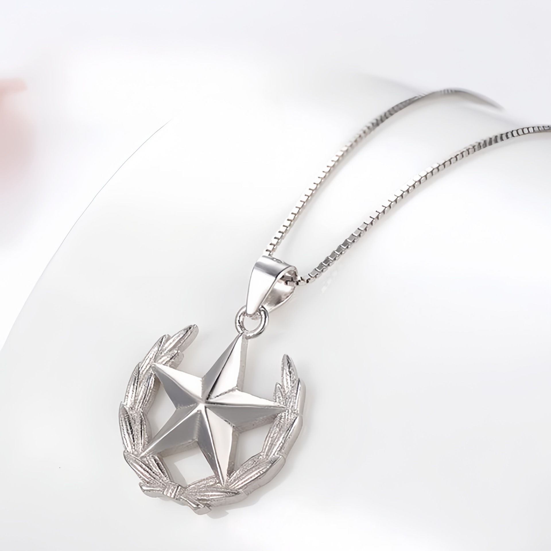 领花徽章五角星项链民族风麦穗胸标军嫂礼物兵哥哥异地军恋刻字