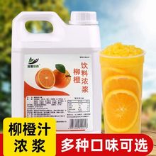 2.5柳橙浓缩果汁 水果风味饮料浓浆商用奶茶饮品店霸气橙子原料