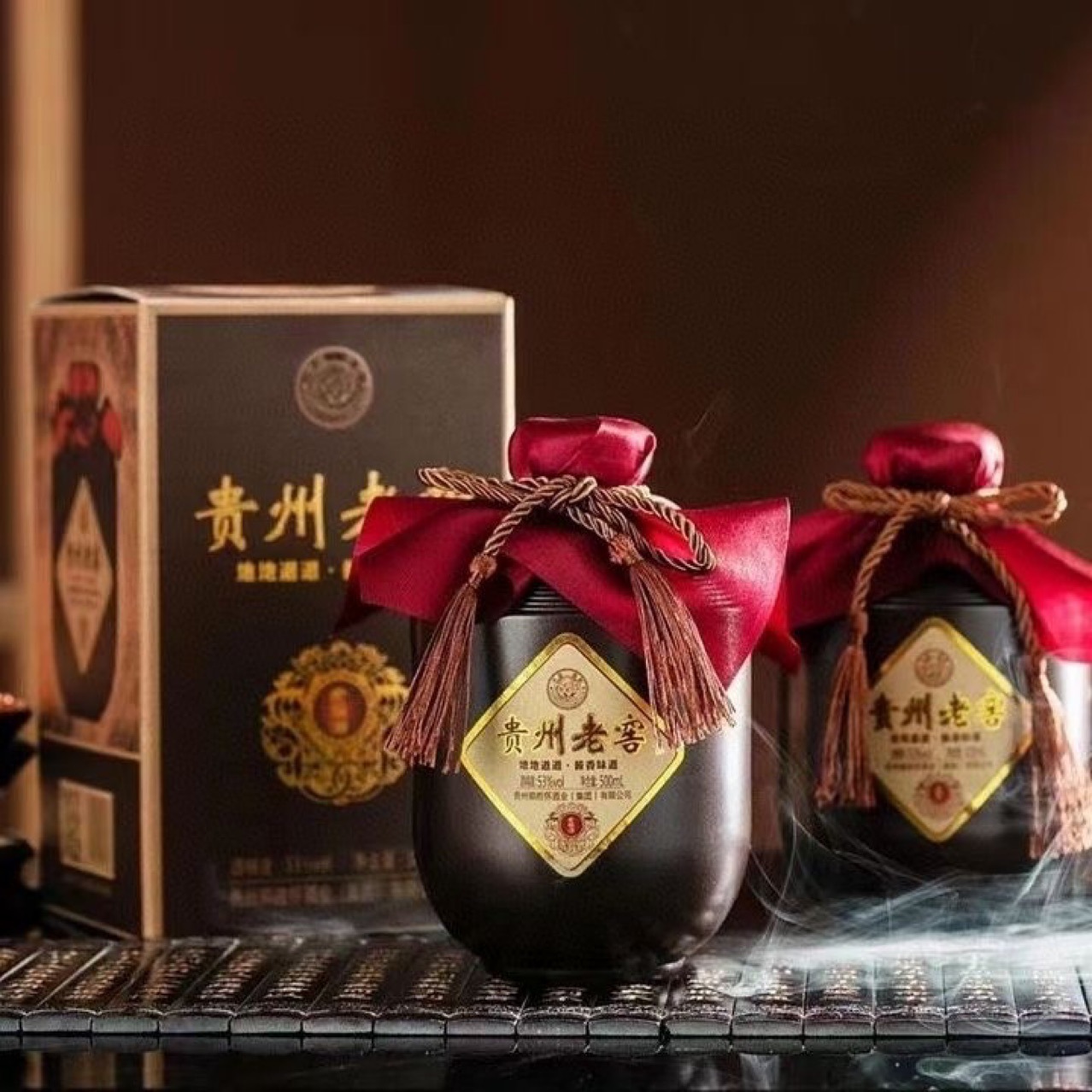 贵州老窖老坛酒 地地道道酱香味道53度500ml*6酱香型整箱老酱酒