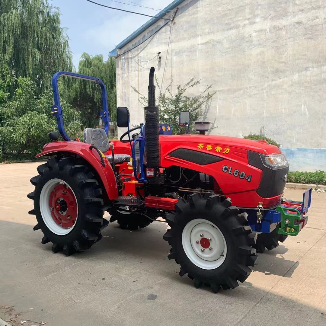 果树四轮管理机 504四驱四轮拖拉机大棚王504拖拉机