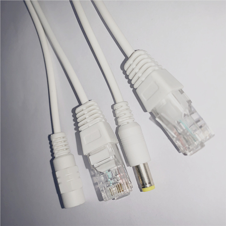 poe分离器poe网络摄像机供电poe供电器网线供点一对