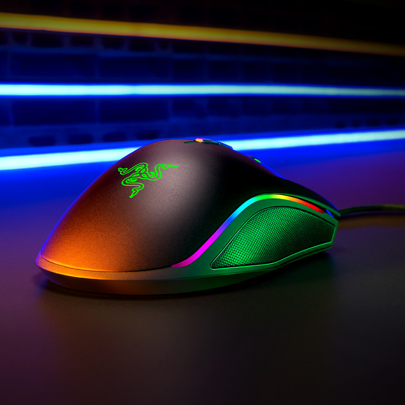 razer mamba elite雷蛇曼巴眼镜蛇精英版鼠标吃鸡游戏宏设置鼠标