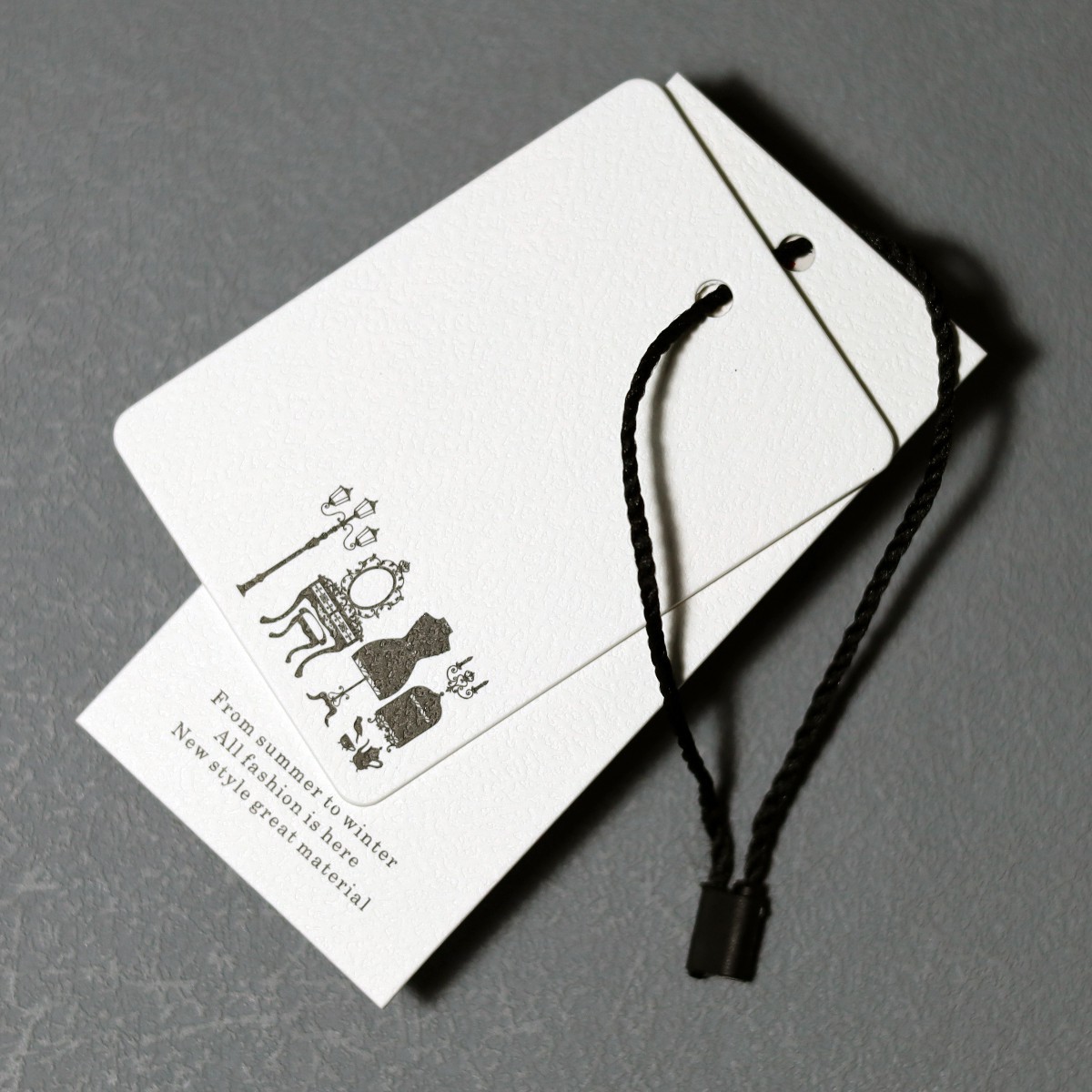 吊牌挂绳厂家吊粒现货批发黑白米黄色单插涤纶绳圆头通用吊绳定制