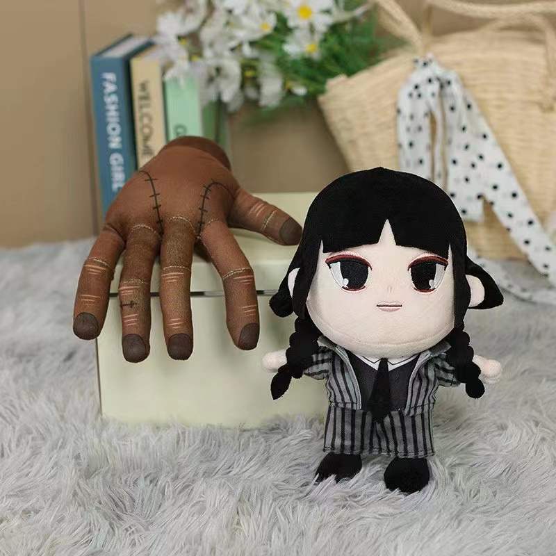 Cross-Border New Wednesday Addams Doll Wednesday Adams Episode Peripheral Plush Toy Doll