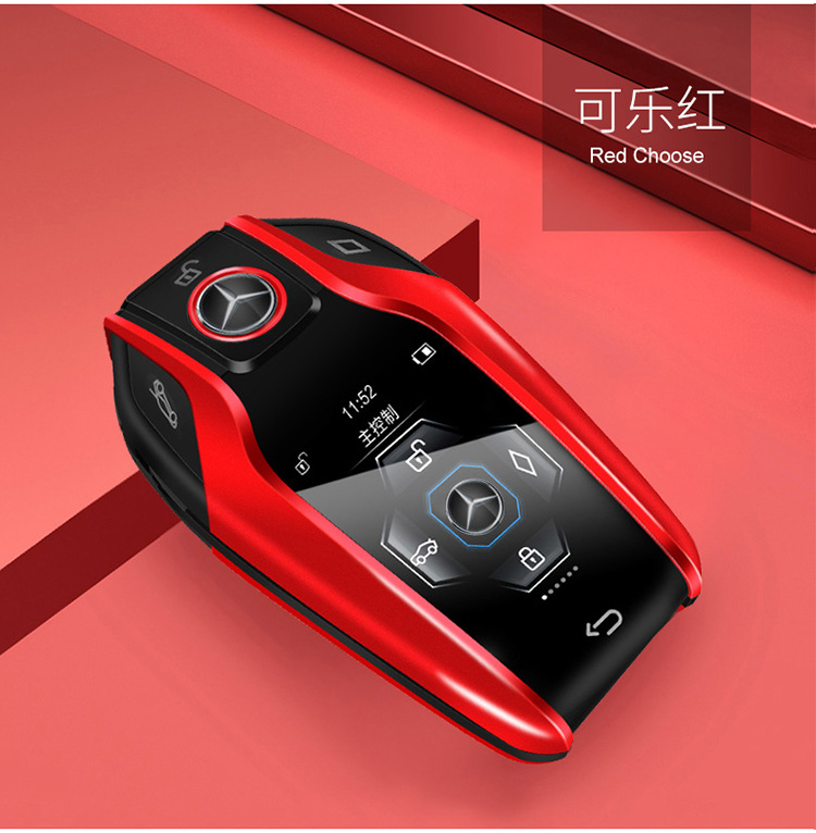 适用于奔驰汽车液晶钥匙改装新ce级c200lglc260le300l a200l glab
