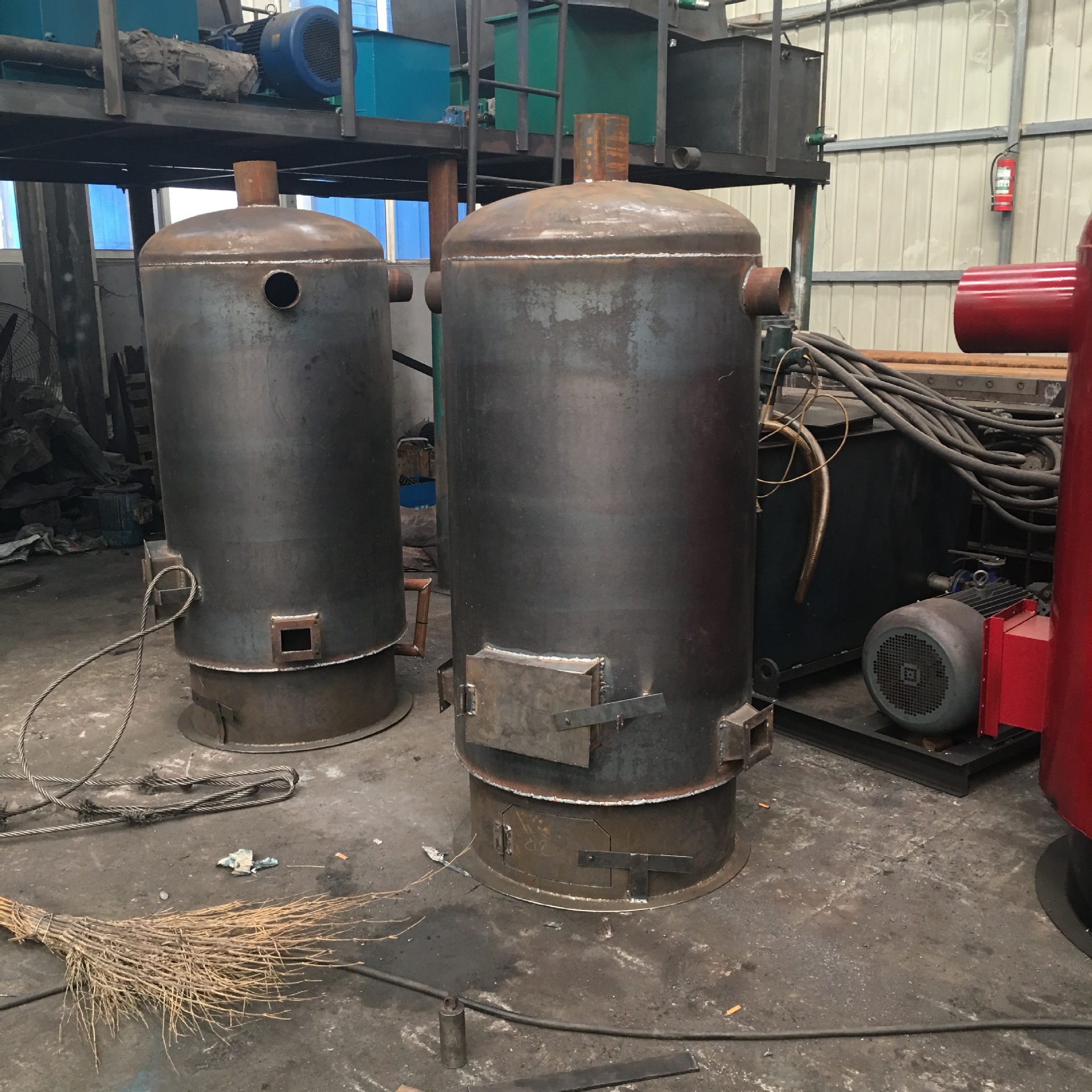 鸡鸭养殖用热风炉 800型立式取暖炉 自动控温 取暖用热风炉价格