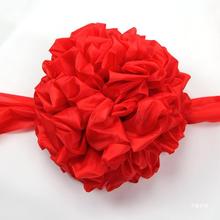 大红花球红绸布绸缎开业剪彩花球开业庆典结婚用品婚车胸前红绣球