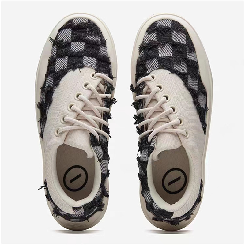 senzu bean曹芳仙豆板鞋男鞋透气休闲鞋流苏帆布鞋低帮szb滑板鞋