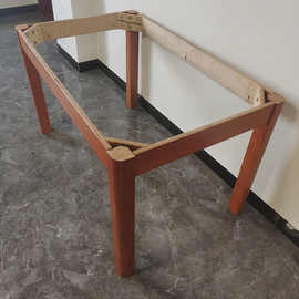 木桌腿支架办公桌架支撑架底座底架架子托架老式茶几茶台脚桌面