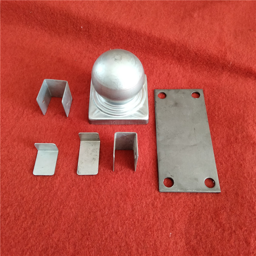 围挡护栏配件 道路护栏配件 围挡护栏连接件 u型卡 锌钢护栏配件