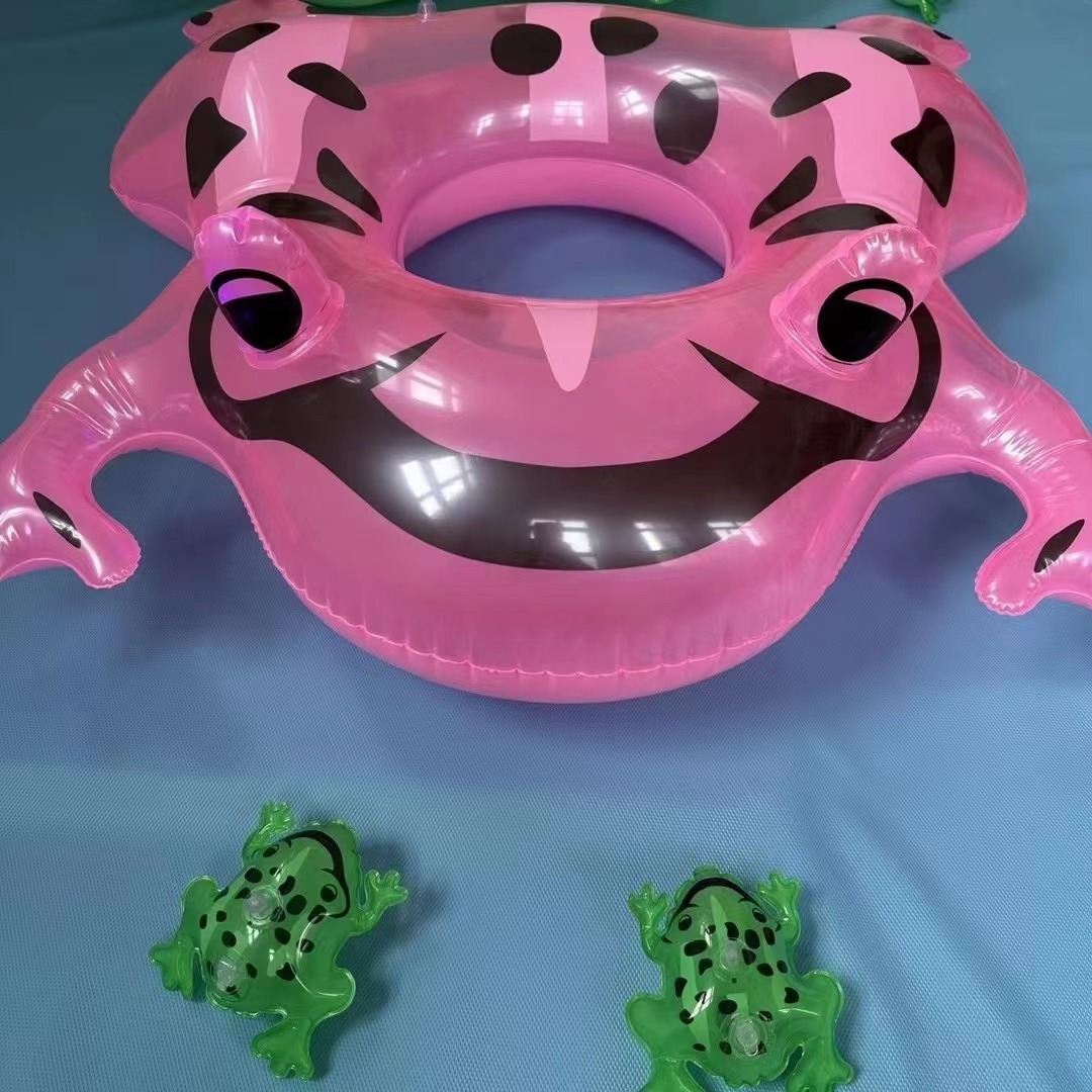 night market popular frog swimming ring children‘s inflatable swimming ring single-layer thickened life buoy factory wholesale