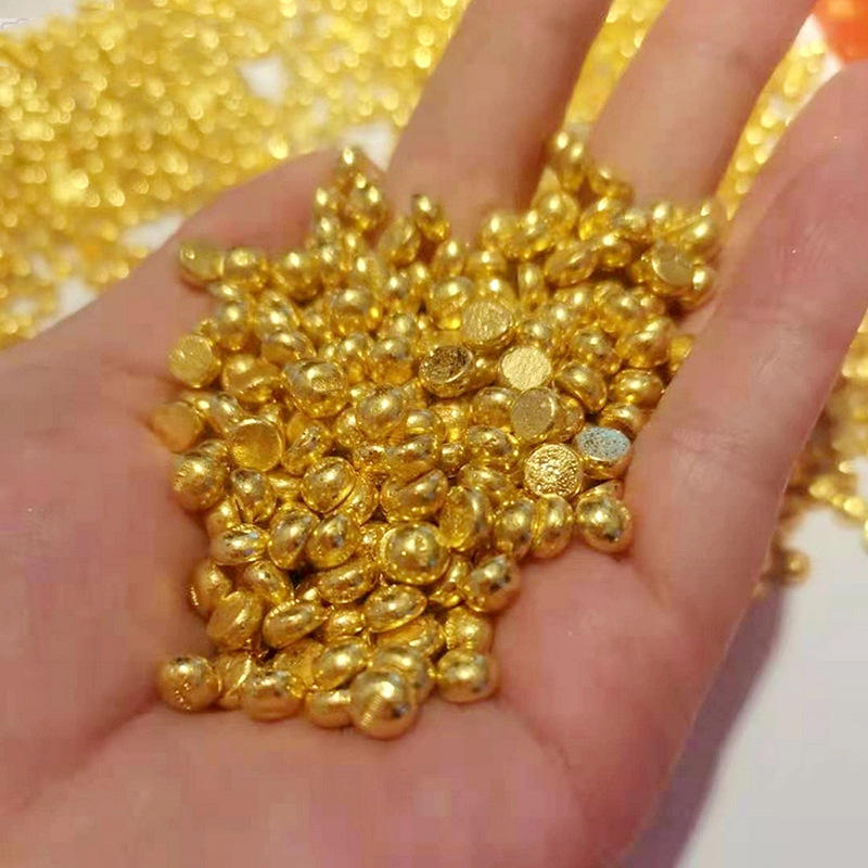 爱润 黄金豆子足金999实心投资金豆金块攒金豆豆小金珠收藏送礼