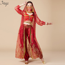 茉莉公主COS舞蹈服成人印度舞表演出服异域风情套装肚皮舞演出服