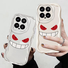 适用于小米14pro鬼脸个性表情k70e卡通简约软胶note13可爱搞怪女