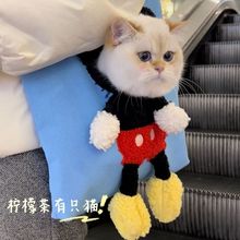 猫头手提购物袋猫包猫咪包包网红露头单肩包伸头外出狗包可爱帆布