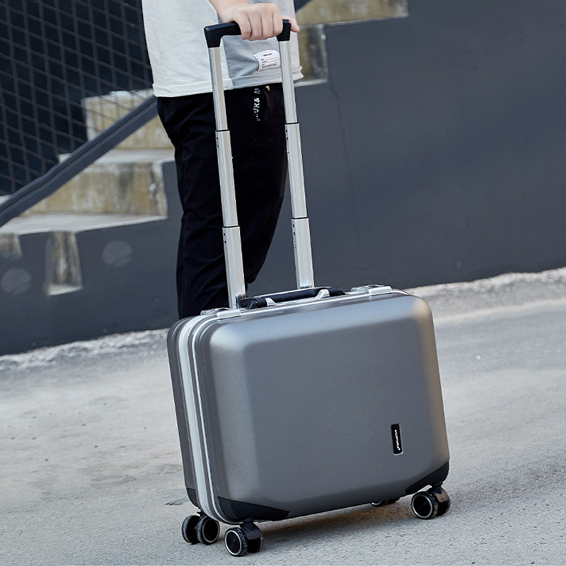 厂家批发18寸登机箱男女行李箱铝框拉杆箱万向轮旅行箱 一件代发