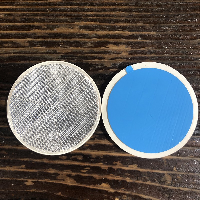 直径为80mm圆形光电反光板黄反光板红光电开关反光板亚克力反光板