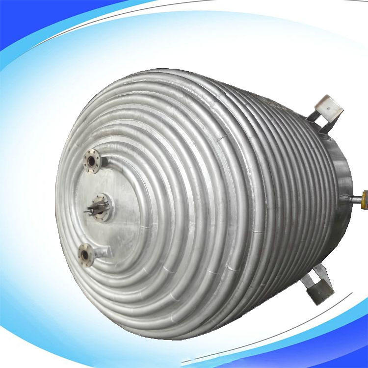 内外盘管反应釜 导热油电加热不锈钢盘管反应釜