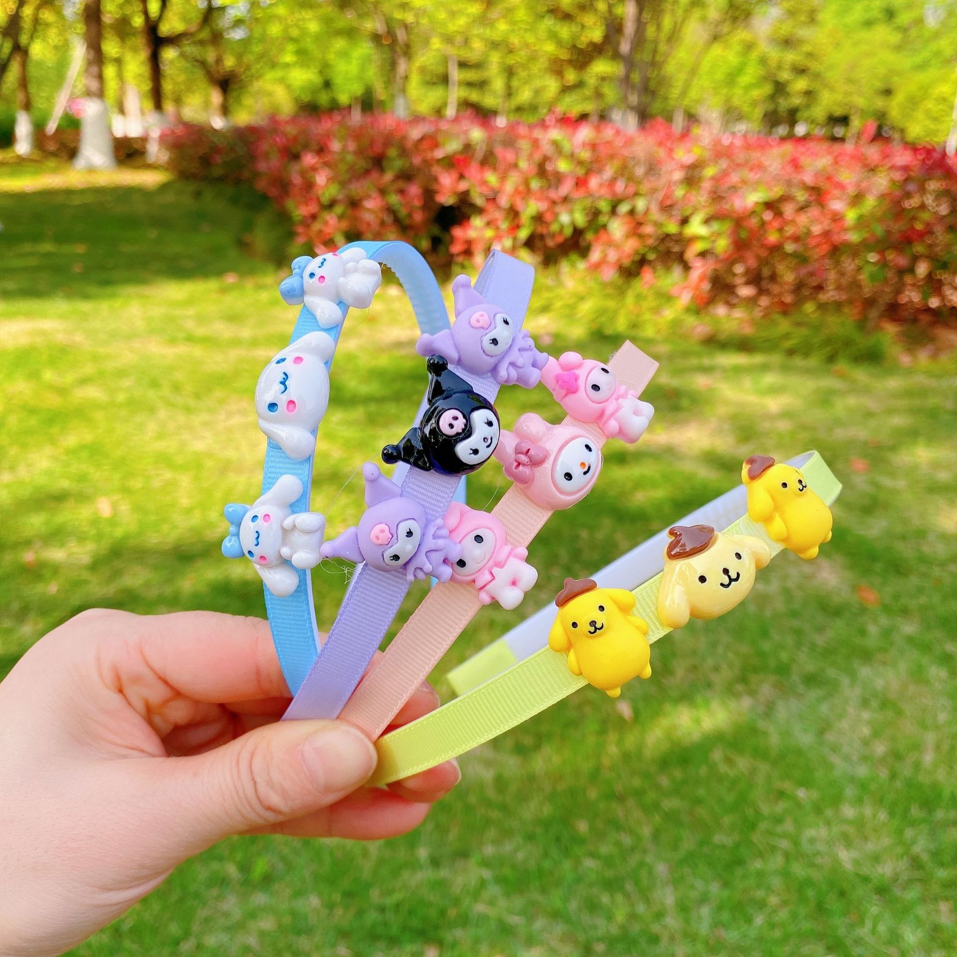 Hot Cute Child Washing Face Headband Sanrio Cartoon Hair Accessories Sweet Clow M Headband Boutique Hair Accessories for Women