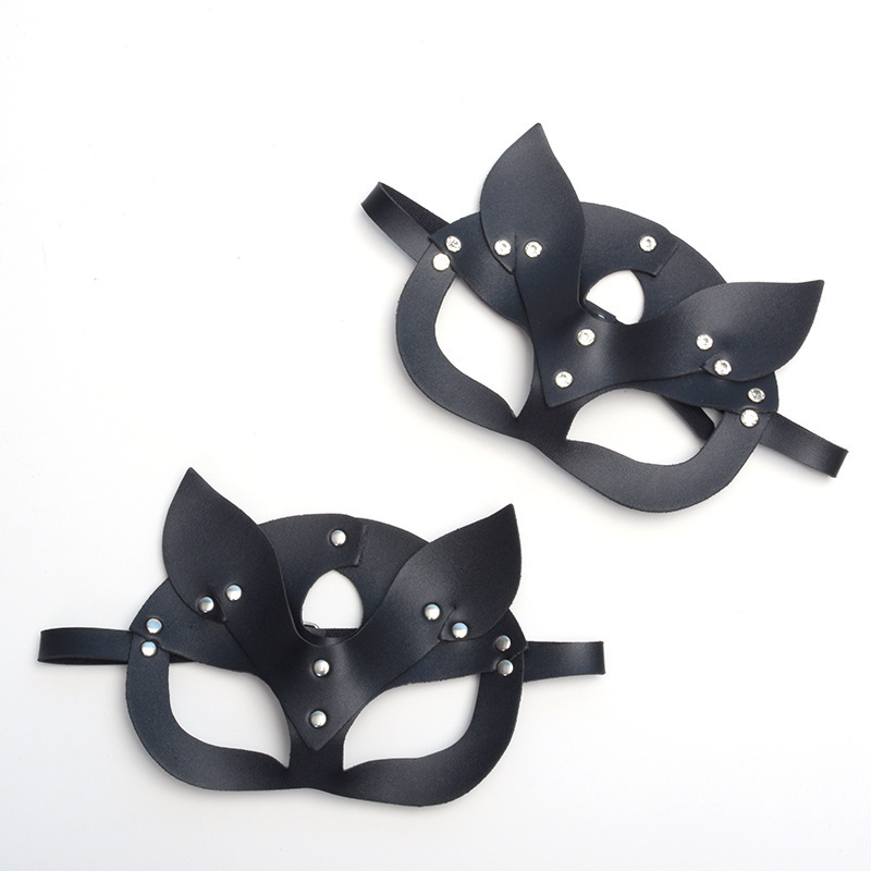 Hot Sale Women's Fashion Mask Leather SM Sexy Mask Accessories Party Performance Fox All-Match Jewelry Eye Mask Wholesale