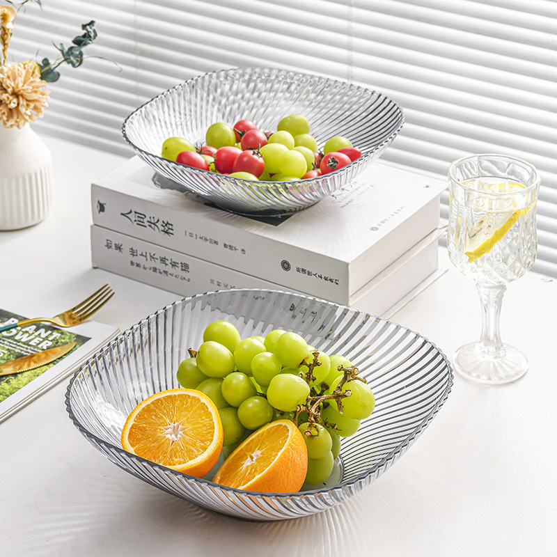fruit plate light luxury high-end fruit plate living room coffee table household plastic tray candy snacks nuts new year goods plate storage