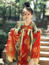 六一儿童节飞天舞蹈古筝表演出服装女童唐朝西域公主汉服夏季