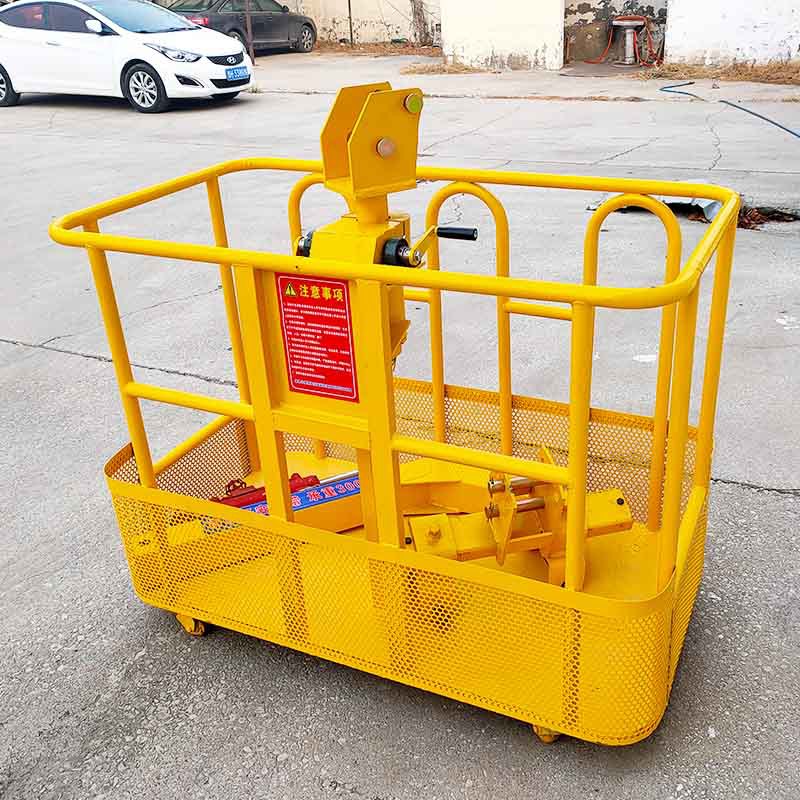 八骏ba135高空作业站人吊篮生产厂家 品牌吊车配套吊筐 旋转吊篮