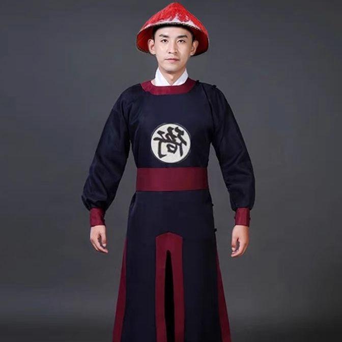 清朝官兵官差古装成人御前侍卫明朝轿夫捕快衙役衙门服士兵演出服