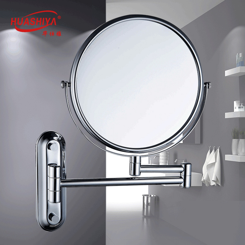 Led Make-up Mirror Princess Mirror Hotel Bathroom Folding Rotatable Led Make-up Mirror Nordic Makeup Mirror Magnified 3 Times