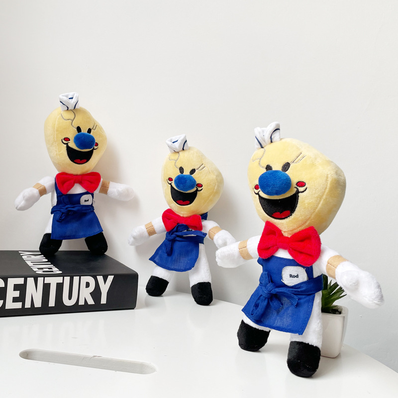 跨境恐怖游戏毛绒玩具公仔ice scream rod恐怖冰淇淋罗德现货代发