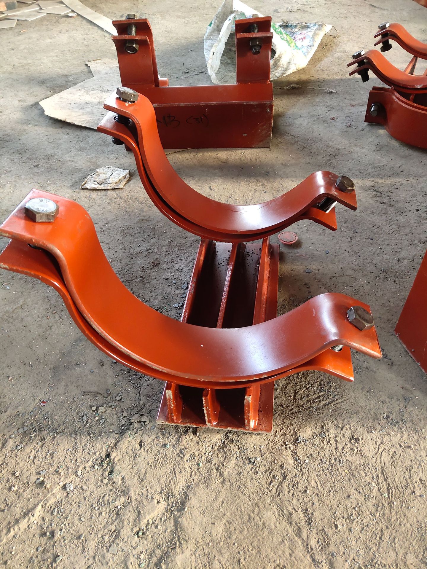 厂家供应管道支架成品聚四氟乙烯滑动支座蒸汽管道支架速丽保支架