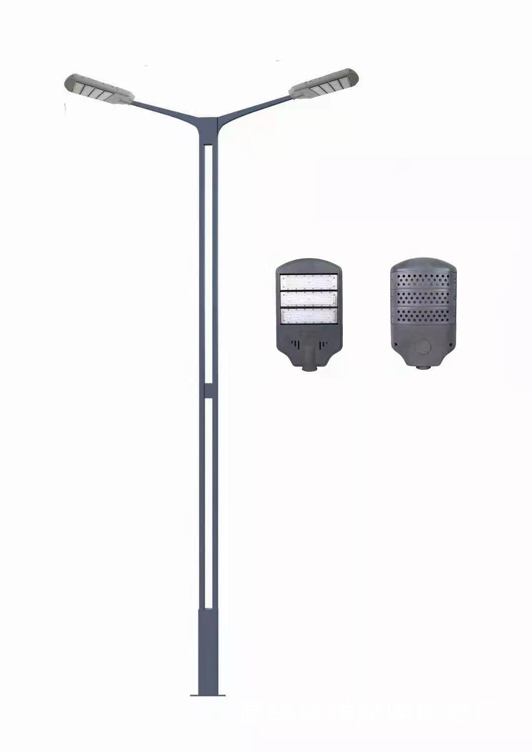 市电6米7米8米路灯杆户外防水led路灯头50w超亮新农村高杆道路灯