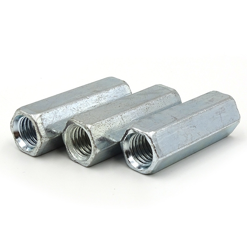 现货供应 加长六角螺母 接头母 丝杠专用母 连接柱 可加工定制