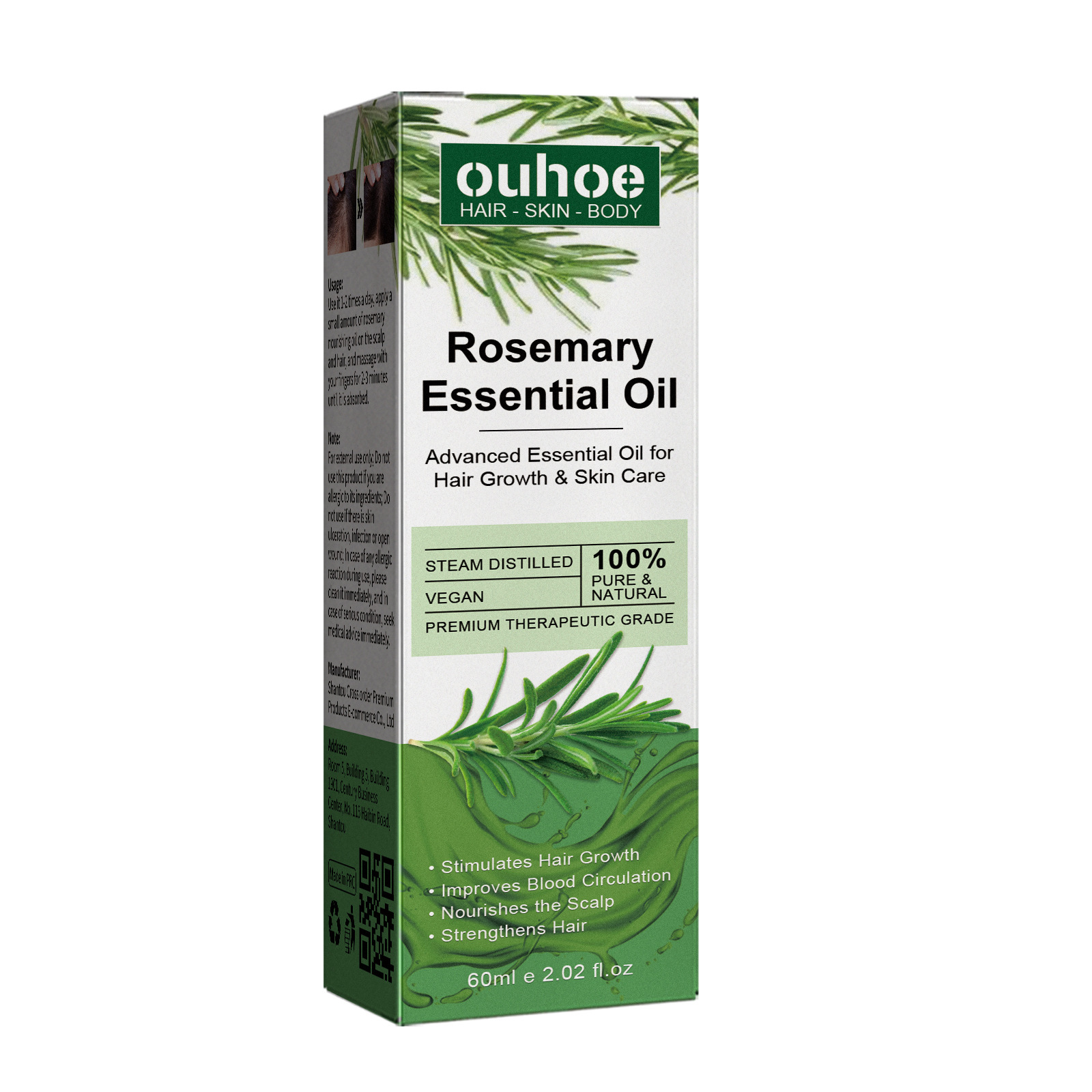 Ouhoe Rosemary Hair Dense Hair Essential Oil