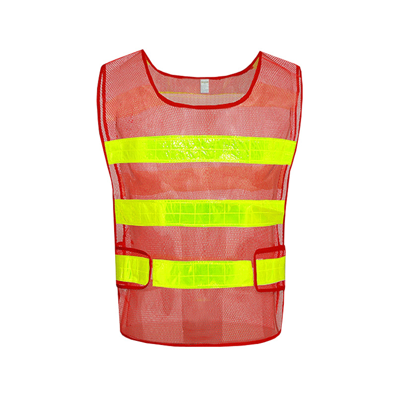 反光衣施工防护反光背心橙红色荧光黄公路背心反光安全服