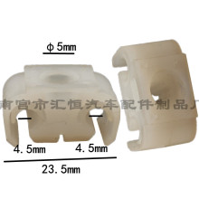 适用大众奥迪刹车管制动管支架固定夹2孔管路线路夹卡扣811611797