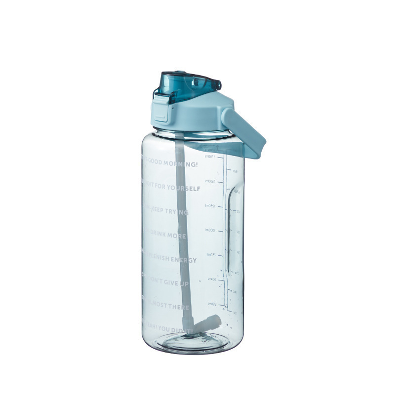 Water Cup Large-Capacity Space Bottle Summer Male and Female Students Fitness 2l Oversized Kettle Portable High Temperature Resistant 2000ml Water Cup