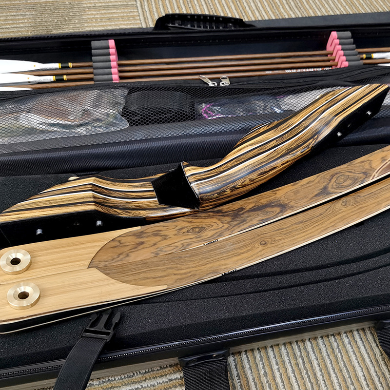 巴尔美猎黑麋鹿射准比赛专用弓反曲弓野外弓箭射击木质美猎弓