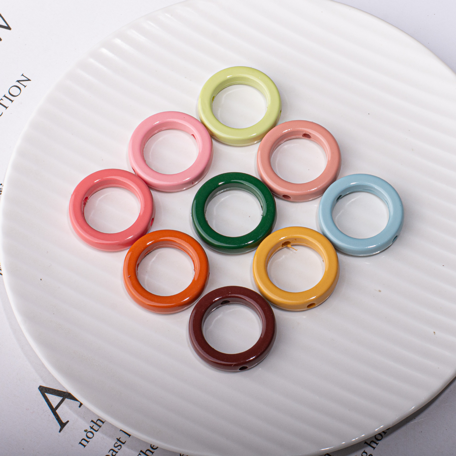 新款暖冬色圆形外环扁圆-阿里巴巴