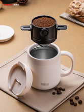 RKT4施美乐咖啡滤网便携手冲咖啡滤纸不锈钢过滤杯滴漏式滤网咖啡