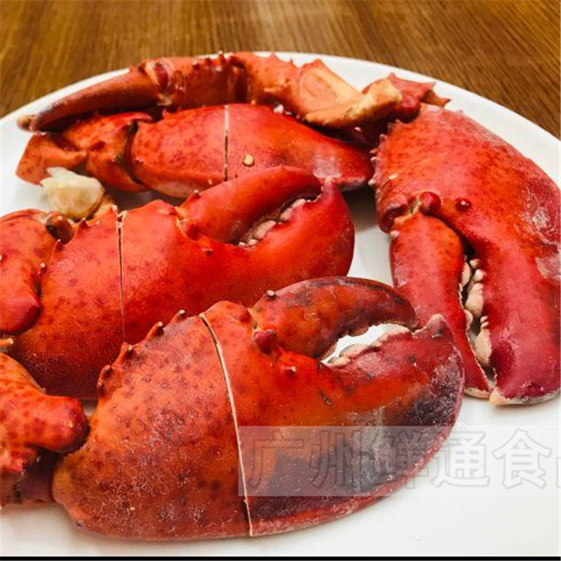 0成交0件相似批发熟冻波士顿龙虾钳大波龙虾钳大龙虾肉自助餐烧烤海鲜